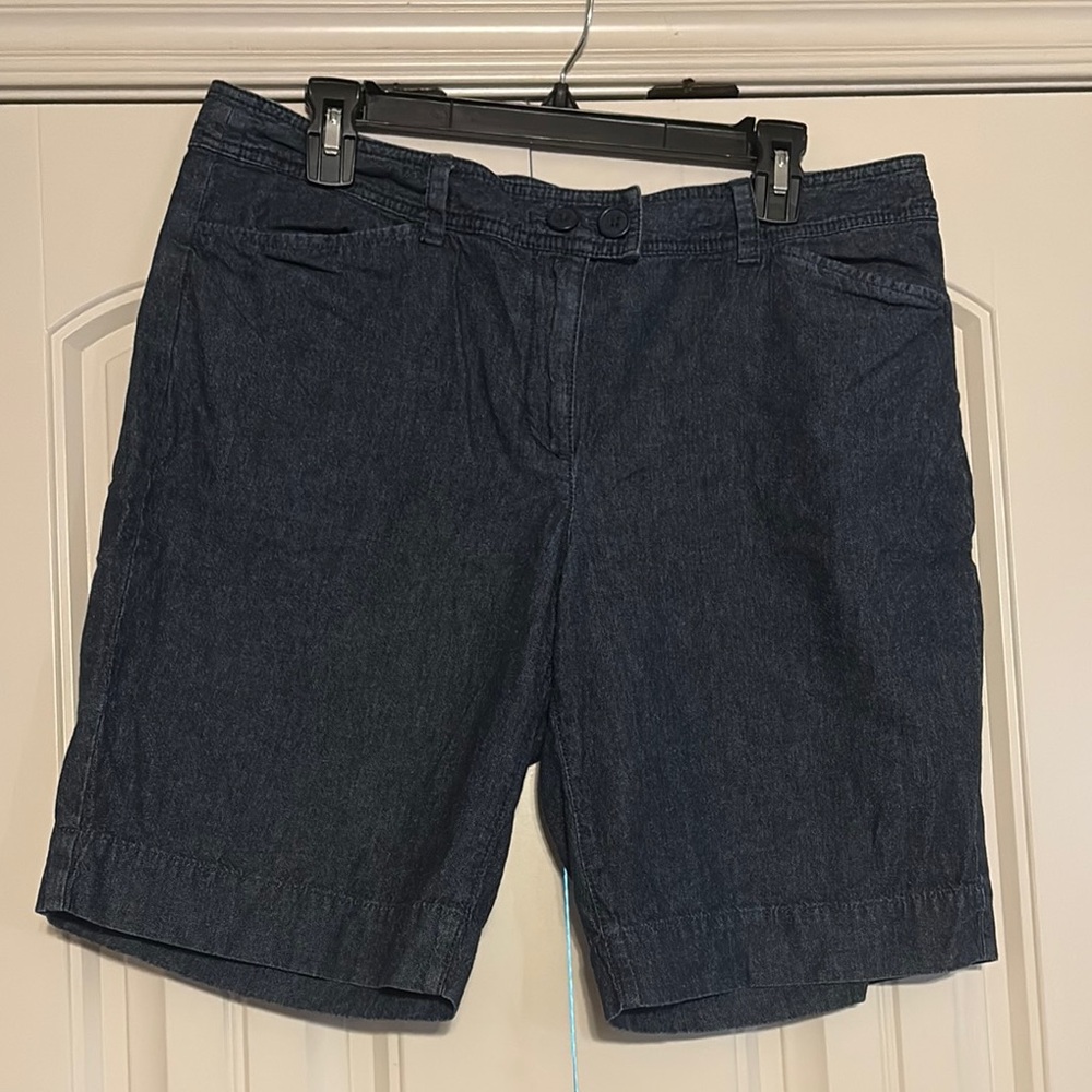 Ann Taylor Loft Blue Denim Shorts